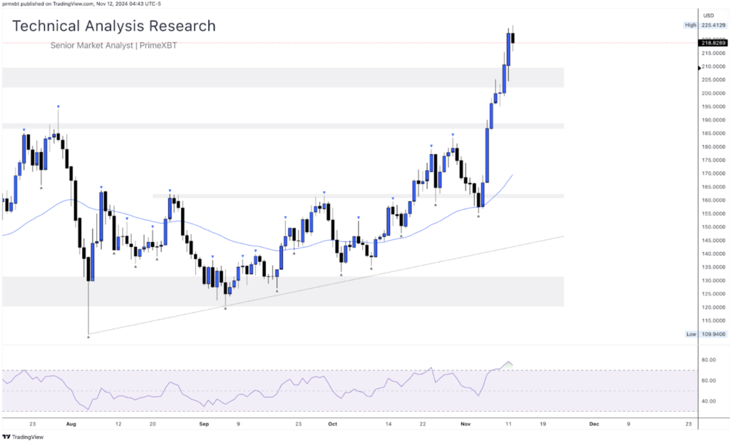 Daily Technical Analysis Research 12.11.2024 - Cryptocurrency (SOLANA) - Screenshot 2024 11 12 at 12.32.46 1024x622