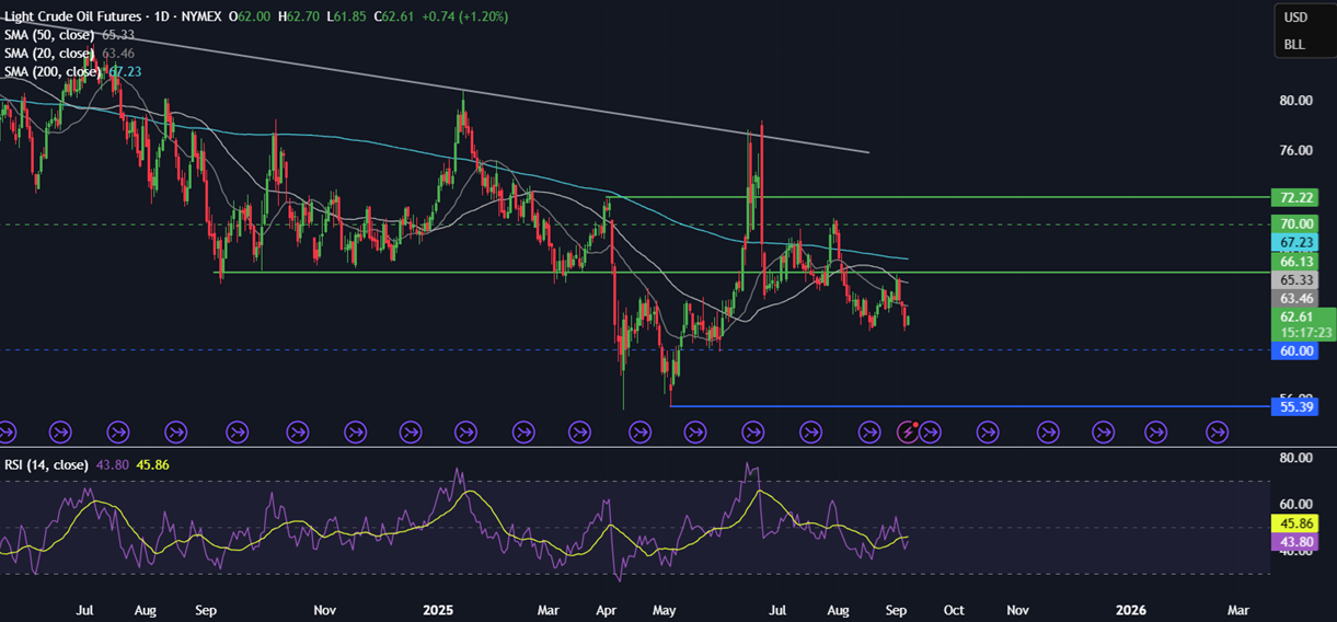 Week Ahead: US CPI, ECB rate decision, China CPI, UK GDP, French vote of no confidence  - OIL 08092025