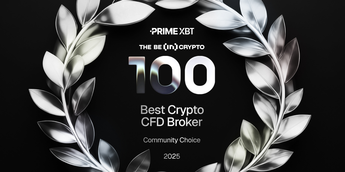 PrimeXBT wins ‘Best Crypto CFD Broker’ at BeInCrypto 100 awards 2025 - Blog 1200x600 15.12.2025 1